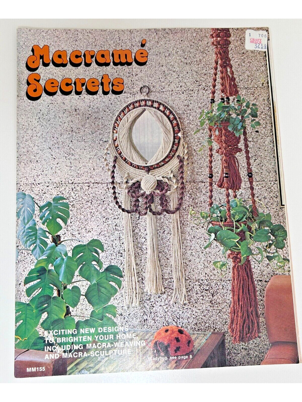 Leisure Time Macrame Secrets Pattern Book 1976 Vintage MM155 DIY Crafts